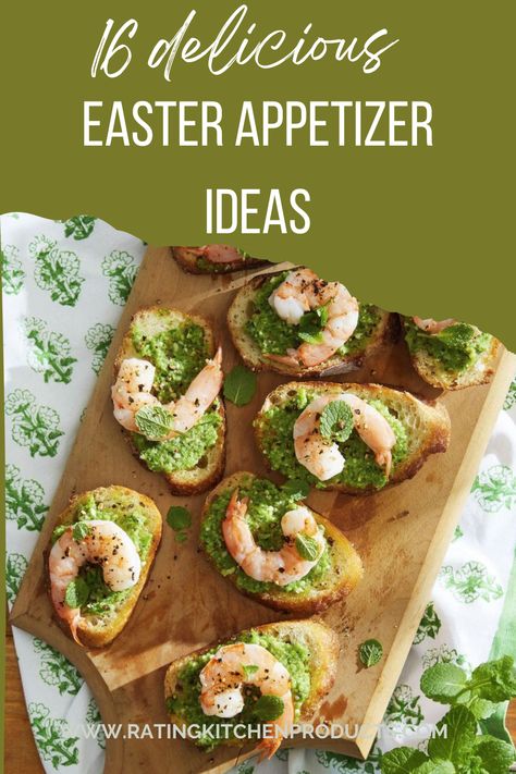 Are you looking for some creative and fun Easter appetizer ideas to wow your guests? Look no further than we have rounded up some great appetizers for you! Our team has put together a list of creative, easy-to-prepare, and scrumptious appetizers that are sure to be a hit at your Easter gathering. Check out all the mouthwatering options we found, and be inspired to create something special for your friends and family. Unique Easter Food Ideas, Unique Easter Appetizers, Easter Spread Ideas, Easter Starters Recipes, Easter Themed Appetizers, Appetizer Competition, Easter Starters, Spring Appetizers Easy, Easter Dinner Appetizers