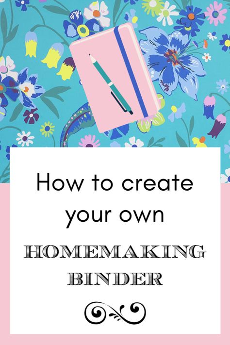 Homemaking binder Homemaking Binder Free Printables, Building A House Organization Binder, How To Be A Good Homemaker, Homemaking While Working Full Time, House Planner Home Management Binder, Fly Lady Cleaning, Homemaking Binder, Household Notebook, Cleaning Chart