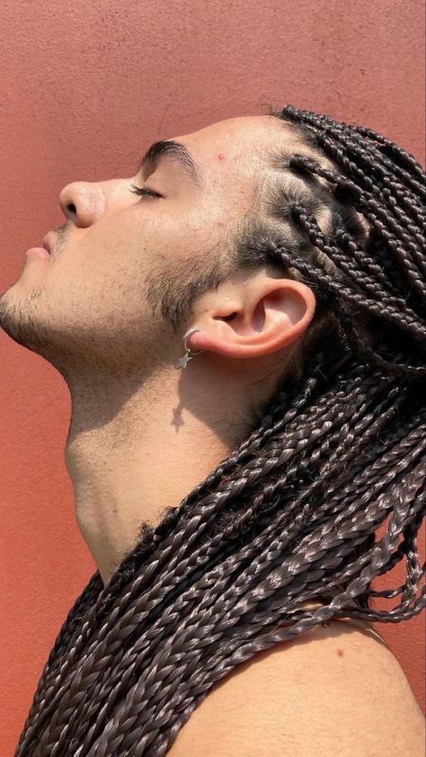 Top 10 Stylish White Men with Braids Ideas in 2023 White Guy With Braids, Nate Aesthetic, Men With Braids, Box Braids Men, Half Braided Hairstyles, Rasta Hair, Male Haircuts Curly, Gents Hair Style, Mens Hairstyles Thick Hair