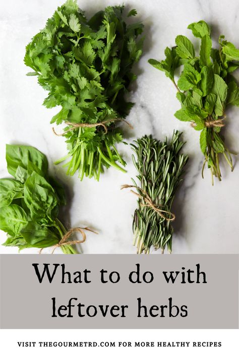 What To Do With Parsley Fresh Herbs, What To Do With Extra Parsley, What To Do With Extra Fresh Herbs, Leftover Parsley Recipes, Things To Do With Herbs, Savory Herb Uses, What To Do With Fresh Thyme, What To Do With Fresh Herbs, Fresh Herbs Recipes