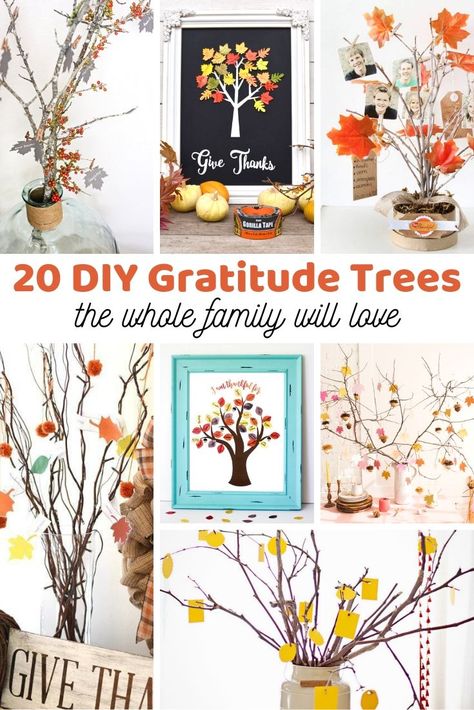 One way to express gratitude anytime of year, but especially around the holidays, is to create DIY Gratitude Trees with your family and kids. Christmas Gratitude, Gratitude Tree, Thankful Tree, Thanksgiving Gratitude, Baby Christmas Photos, Projects For Adults, Autumn Recipes, Family Diy, Express Gratitude