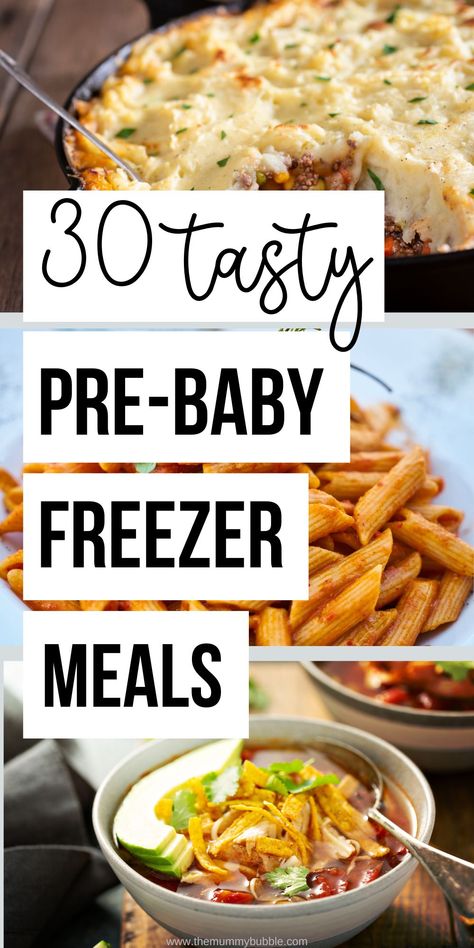 Wondering what you've forgotten on your pregnancy to-do list? Don't forget pre-baby freezer meal prep. Filling your freezer with tasty, healthy meals to eat postpartum is a major way to make life easier for yourself after baby arrives. Before Baby Meal Prep, Postpartum Prep Meals, Food Prep For Postpartum, Post Party Meal Prep, Pregnancy Freezer Meal Prep, Newborn Meal Prep, Meal Prep For After Baby Is Born, Frozen Meals For Postpartum, Baby Freezer Meal Prep