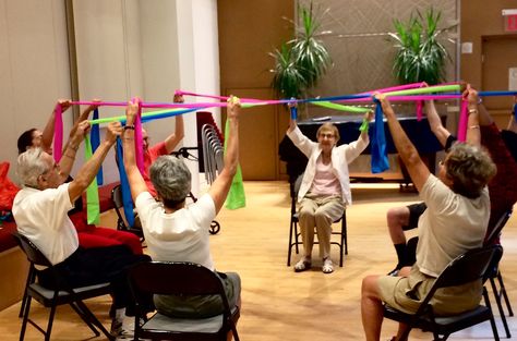 Dance Therapy Activities, Movement Activities For Seniors, Senior Citizens Activities, Group Therapy Room, Senior Care Activities, Dance Movement Therapy, Dance Therapy, Senior Citizen Activities, Movement Therapy