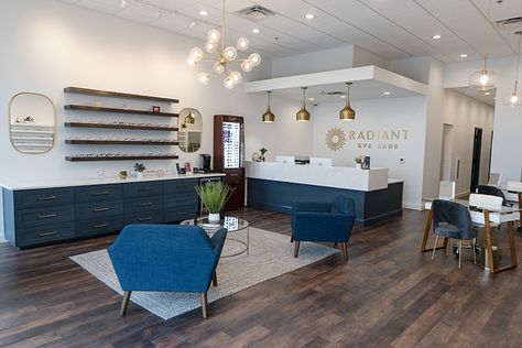 Setting Her Own Pace | Women In Optometry Optometry Office Decor, Modern Optometry Office, Optometry Office Ideas, Optometry Clinic Interior Design, Optical Office Design, Eye Clinic Interior Design, Optometry Office Floor Plan, Optometrist Office Design, Optometry Office Design