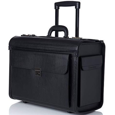 Alpine Swiss Rolling 17" Laptop Briefcase on Wheels Attache Lawyers Case Legal Size Rolling Briefcase, Brief Case, Mobile Office, Carry On Size, Laptop Briefcase, Best Laptops, Computer Bags, Leather Briefcase, Laptop Sleeve