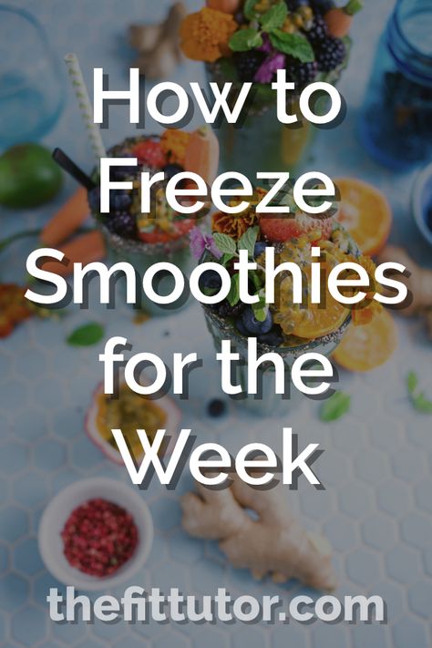 Save time, energy, and lose weight with make ahead freezer smoothies! How to + recipes! Prepping Smoothies For The Week, Storing Smoothies In Freezer, Premier Smoothie Recipes, Freeze Ahead Smoothies, Pre Make Smoothies, Making Smoothies Ahead Of Time, Freezer Smoothie Recipes, Make Ahead Smoothie Recipes, Pre Made Smoothies