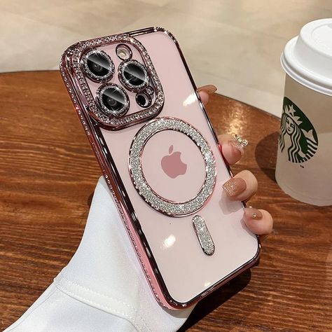 Mini Accessories, Apple Model, Transparent Phone Case, Luxury Diamonds, Diamond Glitter, Crystal Diamond, Cute Phone Cases, Clear Case, Diamond Crystal