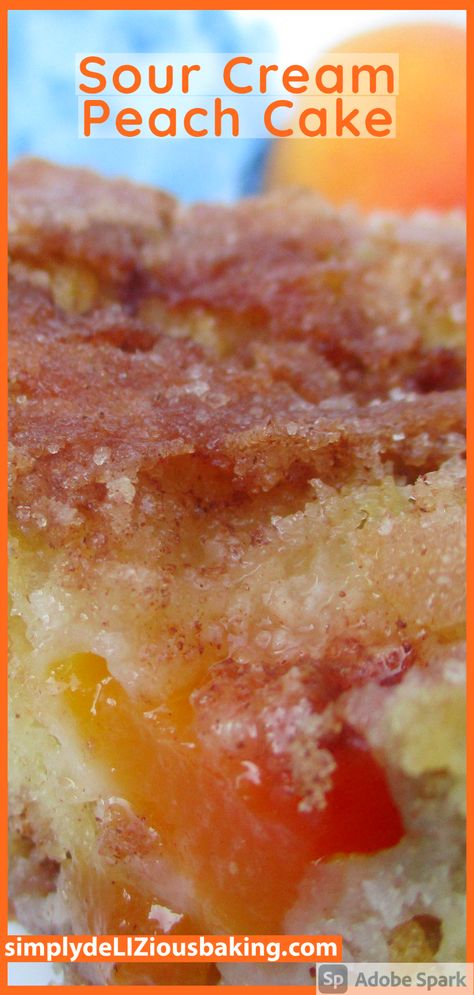 Peach Desserts Easy, Peach Cake Recipes, Fresh Peach Recipes, Peach Bread, Peach Pound Cakes, Recipe Folder, Peach Dessert, Frozen Peaches, Peach Dessert Recipes