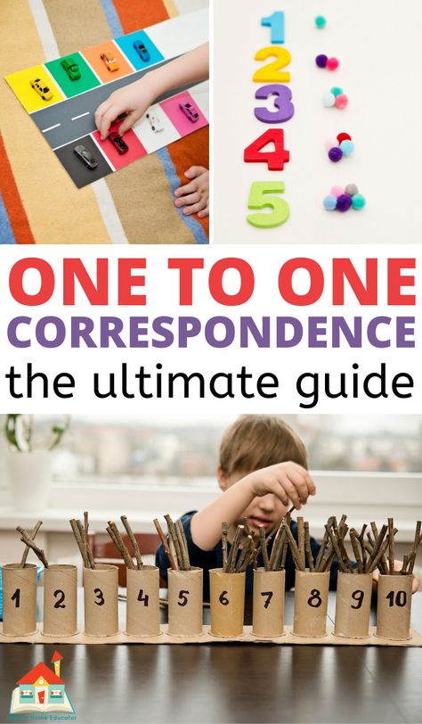 One To One Counting Preschool, Teaching One To One Correspondence, Counting One To One Correspondence, Preschool One To One Correspondence, Numeracy For Kindergarten, One To One Correspondence Activities Preschool, One To One Correspondence Kindergarten, Number Correspondence Activities, 1:1 Correspondence Kindergarten