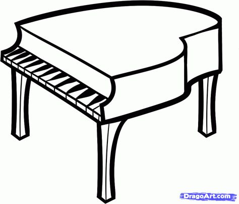 How to Draw a Piano For Kids, Step by Step, Percussion, Musical Instruments, FREE Online Drawing Tutorial, Added by Dawn, November 26, 2012, 3:10:16 pm Percussion Instruments Drawing, How To Draw A Piano, Instrument Drawing Easy, Piano Drawing Easy, Music Instruments Drawing, Draw Piano, Instrument Drawing, Piano Drawing, Music Notes Drawing