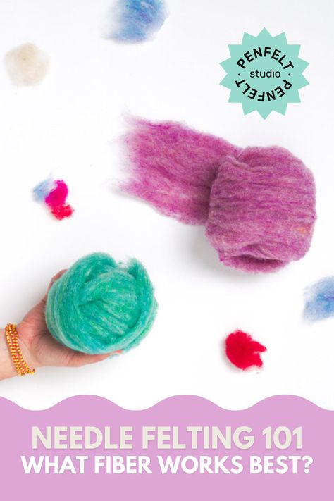 Needle Felting Materials, What Is Needle Felting, Needle Felting Diy Tutorials, Felting Tips, Felting Tools, Felting Diy, Needle Felting Tools, Harrisville Designs, Needle Felting Supplies