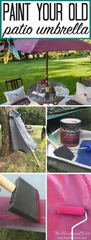 Patio Umbrellas Diy, Diy Umbrella, Large Patio Umbrellas, Umbrella Painting, Painted Patio, Diy Outdoor Decor, Patio Diy, Outdoor Umbrella, Pergola Shade