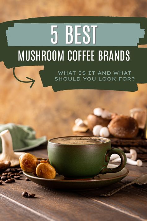 5 Best Mushroom Coffee Brands Mushroom Coffee Benefits, Superfood Coffee, Coconut Creamer, Coffee Brands, Coffee Health, Nutrition Drinks & Shakes, Mushroom Tea, Coffee Alternative, Coffee Mix