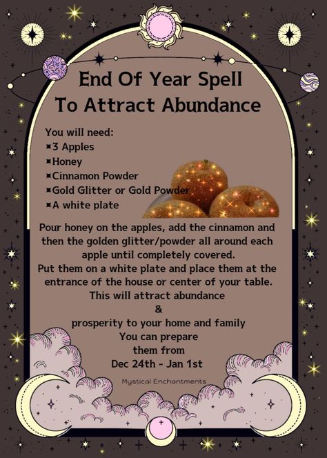 Spells Spell For Abundance, New Year Abundance Spell, Protection Amulet Spell, Prosperity Spell Chant, Abundance Spell Chant, Money Spells Magic, Manifestation Spells, Spells That Actually Work, Money Spells That Work