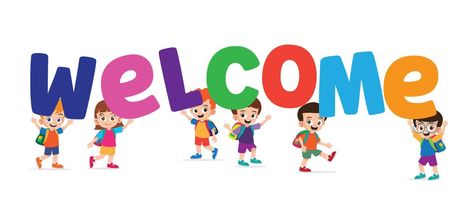 Kindergarten Welcome Letter, Welcome Animation, Welcome Illustration, Welcome Clipart, Welcome Kindergarten, Welcome School, Template Cc, Kindergarten Clipart, Welcome Text