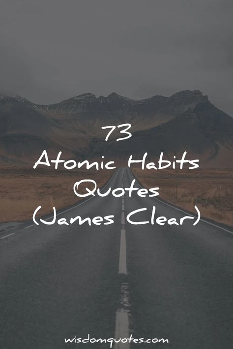 James Clear Quotes, Atomic Habits Quotes, Bad Habits Quotes, Habits Quotes, Habit Books, Building Quotes, Habit Quotes, James Clear, Exam Quotes