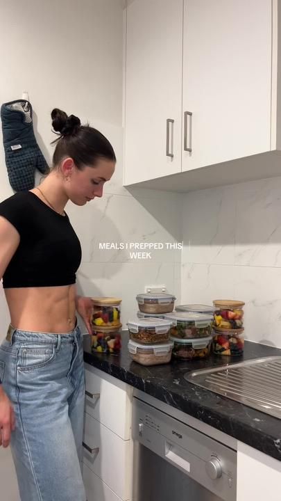 TikTok · LitchFit High Protein Meal Prep, Healthy High Protein Meals, Student Recipes, Meal Prep Clean Eating, Meal Prep Ideas, College Meals, Work Meals, Easy Healthy Meal Prep, Prepped Lunches