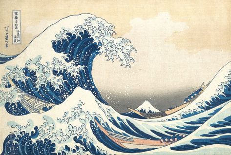 The Great Wave by Katsushika Hokusai No Wave, Mont Fuji, Most Famous Paintings, Francisco Goya, Caspar David Friedrich, The Great, The Great Wave, Great Wave Off Kanagawa, Katsushika Hokusai