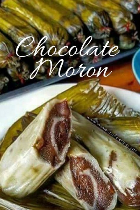 Chocolate Suman Moron Chocolate Moron, Suman Moron, Ube Champorado, Champorado Recipe, Bisaya Recipe, Pagkaing Pinoy, Filipino Delicacies, Bibingka Recipe, Lutong Pinoy