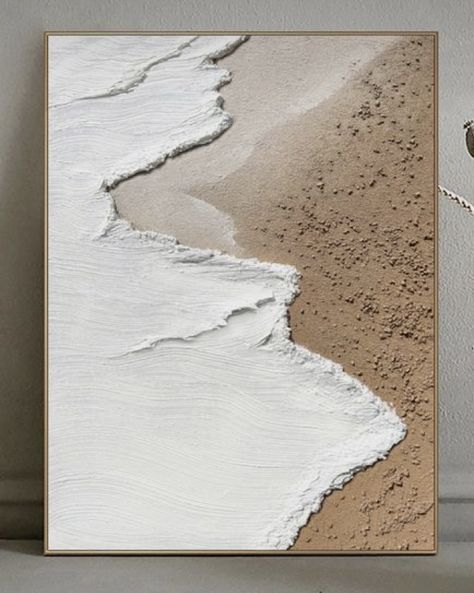 Plaster Wall Art Ocean, Textured Background Painting, Small Furniture Diy, Painting Textured Art, Textured Sand Painting, Plaster Art Texture Painting, Colour Texture Paint Wall, Abstract Painting With Texture, Sand Texture Art