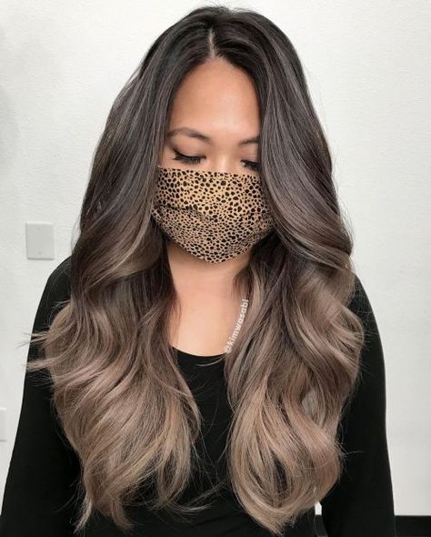 20 Alluring Hairstyles Featuring Ash Brown Hair Color Gradient Hair Color Brown, Ashy Brown Hair Balayage Straight, Ash Bronze Hair, Cool Beige Brown Hair, Light Vs Dark Hair, Black To Light Brown Hair, Ash Mushroom Brown Balayage, Mushroom Brown Balayage On Black Hair, Trendy Hair Color Ideas