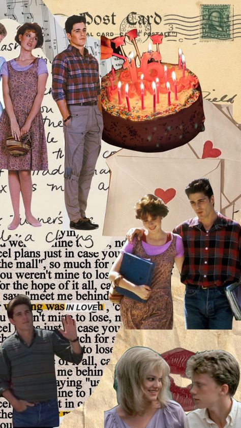 Sixteen Candles Wallpaper, 80s Aesthetic Sixteen Candles, Sixteen Candles Birthday Party, Sixteen Candles Outfit, 16 Candles Aesthetic, 16 Candles Movie, Sixteen Candles Movie, 19th Birthday Outfit, Jake Ryan