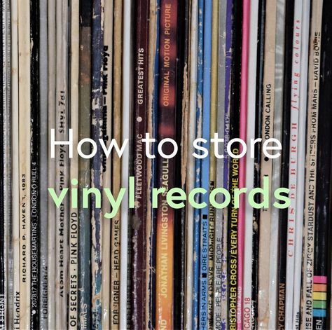 The best way to store vinyl records - 6 steps - Preservation Equipment Ltd Storing Vinyl Records, Vinyl Storage Ideas Records, Storing Records, Vinyl Record Design, Record Album Storage, Store Vinyl Records, Clean Vinyl Records, Record Storage Box, Record Boxes