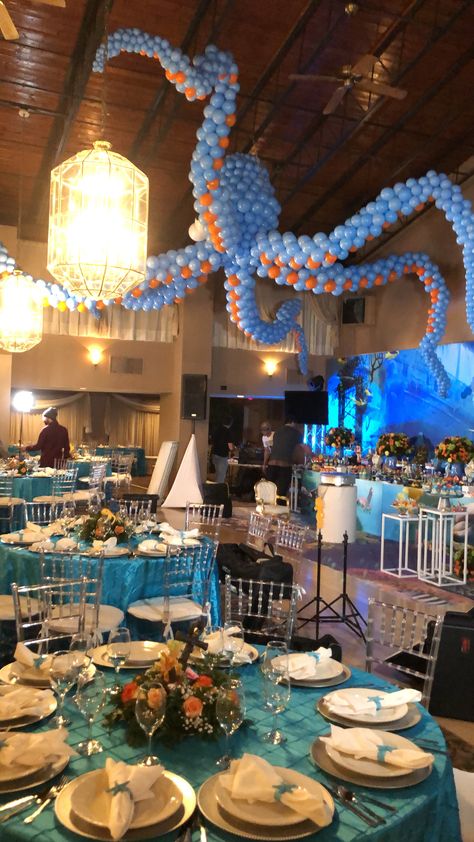 Underwater Prom Theme, Under The Sea Prom Decorations, Under The Sea Gala, Under The Sea Prom Theme, Underwater Party Theme, Under The Sea Quinceanera Theme, Under The Sea Prom, Under The Sea Wedding, Underwater Theme Party