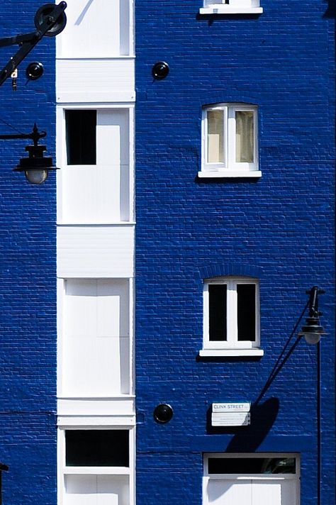 Blue bricks White Black Blue Aesthetic, Blue Building Aesthetic, Blue Black Aesthetic, Blue White Aesthetic, Blue Building, Everything Is Blue, Blue Inspiration, Josef Albers, All Things Blue