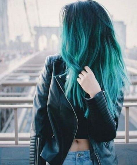 Blue Ombre Hair, Hair Color Crazy, Pretty Hair Color, Trendy Hair Color, Hair Color Blue, Ombre Hair Color, Hair Color Dark, Blonde Color, Hair Color For Black Hair