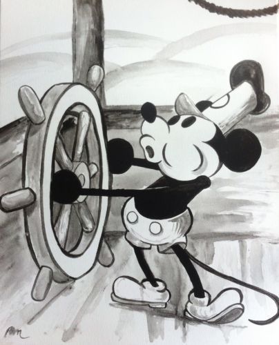 Love this Classic Mickey Mouse Tattoo, Sailor Mickey Mouse, Walt Disney Drawings, Disney Black And White, Mickey Mouse Black And White, Black And White Mickey Mouse, Mickey Mouse Retro, Mickey Mouse Classic, Epic Mickey