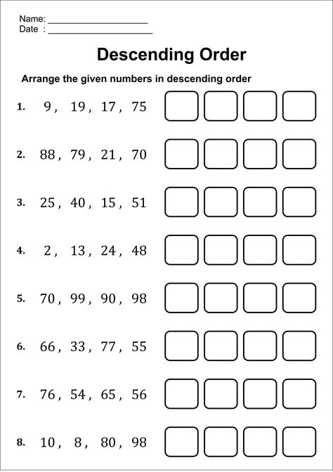 Class Ukg Math Worksheet, Ascending And Descending Order Worksheet Grade 1, Descending Order Worksheet Grade 1, 2nd Class Maths Worksheet, Ukg Class Maths Worksheet, Ascending And Descending Order Worksheet, Ascending Order Worksheet, Descending Order Worksheet, Math Worksheets 2nd Grade