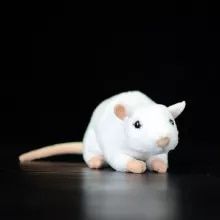 Farm Animal Toys, White Mouse, Mouse Plush, Pet Mice, Cute Rats, Cuddly Animals, Children Toys, Plush Toy Dolls, Animal Companions