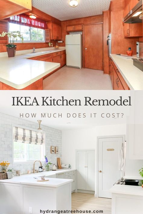 Planning to make changes in your kitchen? IKEA kitchen remodels are super popular and budget-friendly. They're a smart option for your home. In this post, I'll explain the different parts of an IKEA kitchen remodel, detailing the costs for each step. Plus, I'll reveal to you how much my own IKEA kitchen remodel REALLY cost! Semi Handmade Kitchen, Ikea Kitchen Drawers, Ikea Kitchen Planning, Ikea Kitchen Organization, Countertop Prices, Ikea Sektion Cabinets, Installing Kitchen Cabinets, Ikea Sektion, Cost Of Kitchen Cabinets