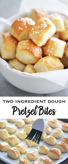 Two Ingredient Dough, Baking Soda Water, Two Ingredient, Soda Water, Food Blogs, Bread Recipes Homemade, Pretzel Bites, Easy Snacks, Yummy Snacks