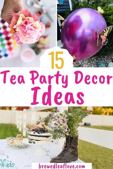 Teapot Party Ideas, Decorating Ideas For A Tea Party, Tea Party Table Centerpiece Ideas, Garden Afternoon Tea Party, Decorations For A Tea Party, How To Decorate A Tea Party Table, Center Piece For Tea Party, Women's Tea Party Ideas, Tea Party Table Themes