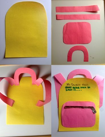 Back to School Backpack Craft Idea for Kids Back To School Art And Craft, Backpack Craft Preschool, Paper Backpack Craft, Back To School Crafts For Toddlers, Back To School Crafts For Preschoolers, Childrens Ministry Curriculum, Backpack Craft, Back To School Art, Back To School Crafts