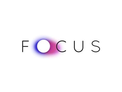 Focus - Logo by Ronen Cohen on Dribbble Focus Logo, Brain Logo, Typo Design, Gym Logo, City Logo, Medical Logo, Typographic Logo, Lighting Logo, Writing Art