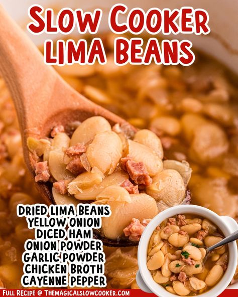 Lima Beans And Ham Crockpot, Ham And Lima Beans Crock Pot, Crockpot Lima Beans Slow Cooker, Dry Lima Beans In Crockpot, Lima Bean Soup Recipes Ham Bone, Dried Lima Beans In Crockpot, Ham And Lima Beans, Lima Bean Soup Crockpot, Crock Pot Lima Beans Slow Cooker