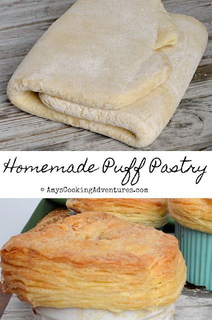 Amy's Cooking Adventures: Homemade Puff Pastry #JuliaChild Croquembouche, Profiteroles, Homemade Puff Pastry, Pastry Dough Recipe, Puff Pastry Recipe, Easy Puff Pastry, Pastry Recipe, Puff Pastry Dough, Vol Au Vent