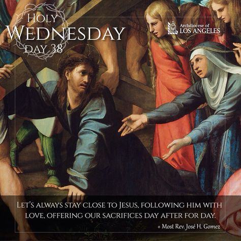 Holy Wednesday Spy Wednesday, Lent Quotes, Holy Wednesday, Faithful Quotes, Passion Week, Catholic Lent, Liturgical Calendar, Lent Prayers, Catholic Beliefs