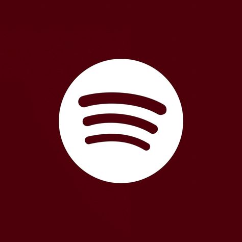 Red Spotify Icon, Red Spotify, Red Ios, Iphone Red Wallpaper, All Apps Icon, Spotify Icon, Zestaw Ikon, Mobile App Icon, Widget Design