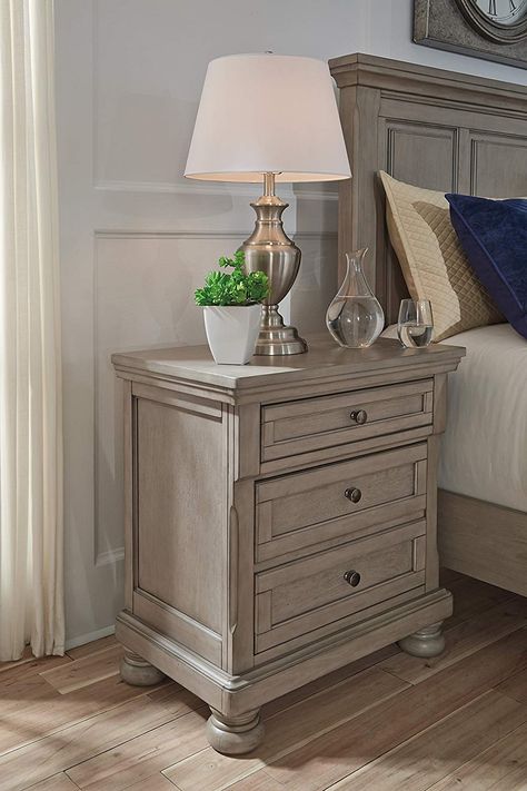 Signature Design by Ashley B733-92 Lettner Dressers, Light Gray * Very kind of you to drop by to see our image. (This is an affiliate link) #ashleybedroomfurniture Grey Bedrooms, Sleigh Bedroom Set, Grey Bedroom Furniture, Platform Bedroom Sets, Nightstand Light, French Country Bedrooms, Queen Panel Beds, Grey Bedroom, Country Bedroom