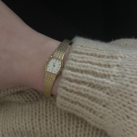 Vintage Elgin watch GORGEOUS gold watch with... - Depop Elgin Watch, Beautiful Watch, Beautiful Watches, The Band, Gold Watch, Wrist Watch, Vintage Ladies, Band, Outfit Inspo