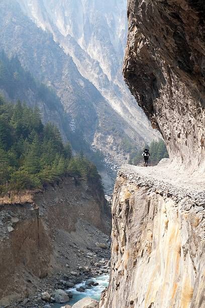 199,835 Dangerous Road Stock Photos, Pictures & Royalty-Free Images - iStock Red Traffic Light, Water Flood, Desert Road, Annapurna Circuit, Concrete Background, Dangerous Roads, Road Work, Multiple Exposure, Winding Road