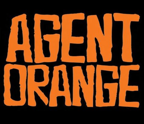 Agent Orange Band, Punk Logos, Surf Guitar, Battle Vest, Patch Ideas, Agent Orange, Underground Music, Orange Logo, California Surf