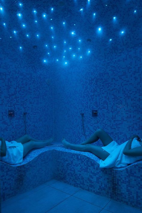 / Patmos Greece, Deco Spa, Dreams Spa, Sauna Steam Room, Spa Life, Spa Rooms, Steam Sauna, Sauna Design, Spa Interior