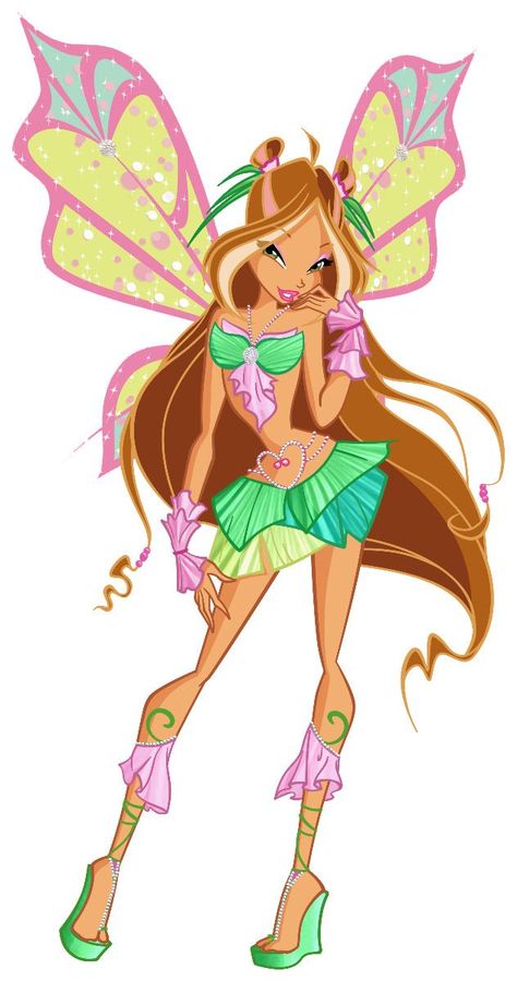 Winx club Flora 4 season sophix transformation HD Flora Sophix Winx Club, Fairy Cartoon Character, Winks Fairy, Winx Club Fairy, Winx Characters, Winx Fashion, Pete The Cat Costume, Winx Club Flora, Flora Winx Club