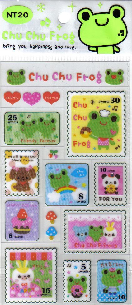 https://flic.kr/p/9KYJ1U | Kawaii Chu Chu Frog Stamp Sticker Sheet | Available @ www.cutepaperetc.etsy.com Frog Stickers, Kawaii Craft, Etsy Stickers, Puffy Stickers, Kawaii Stationery, Kawaii Stickers, Cute Frogs, Cute Stationery, Love Stickers