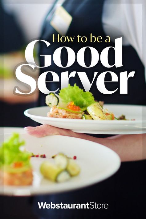 How to Be a Good Server Server Restaurant Aesthetic, Serving Tips Restaurant, Restaurant Checklist, Server Tips, Waiter Tips, Hospitality Tips, Breakfast Garden, Server Training, Server Hacks